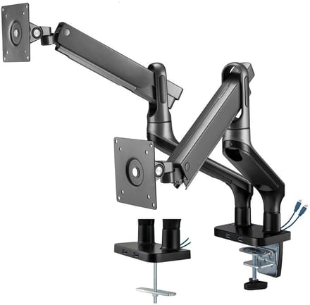 My Wall HL 22-2 L Tafelbeugel voor monitor Aantal monteerbare displays: 1 Display(s) 43,2 cm (17) - 81,3 cm (32) Zwart Kantelbaar, Draaibaar,...