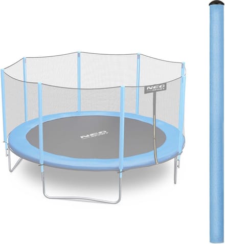 Toppaal voor trampoline met extern net 24-5 meter - blauw - Neo-Sport