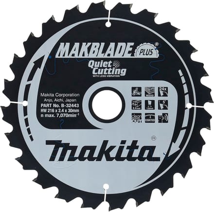 Makita MAKBLADE+ zaagblad 216x30x24Z - B-32443