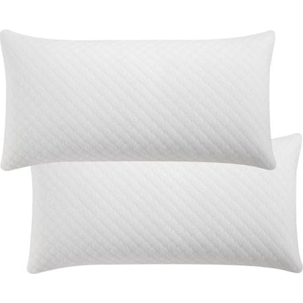 Juskys 2 Stuks Hoofdkussen / Slaapkussen / Kussen - 40 x 80 cm - Memory Foam