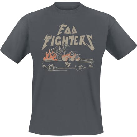 Foo Fighters T-shirt - Joyride - S tot 3XL - voor Mannen - charcoal