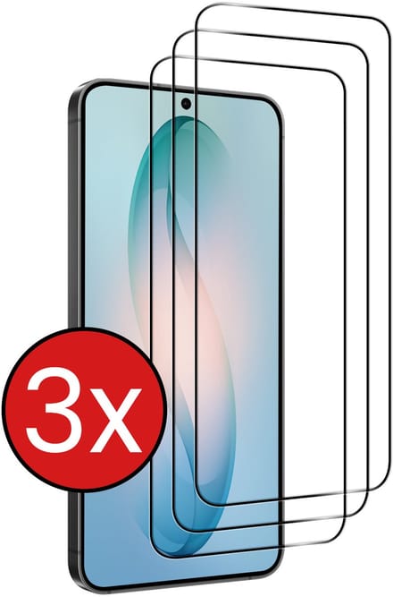 Screenprotector - 3 Stuks - Geschikt voor Samsung Galaxy S26 Plus - Full Cover - Beschermglas - Gehard Glas - Tempered Glass - Screen Protector
