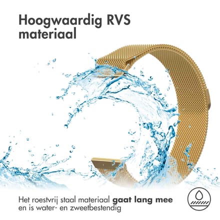 imoshion Milanees magnetisch bandje voor de Fitbit Versa 2 / Versa Lite - Goud