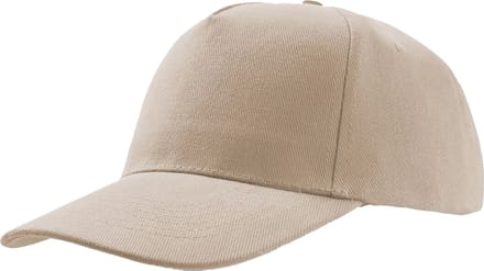 Atlantis Liberty Five Heavy Brush Cotton 5 Panel Cap (Khaki)