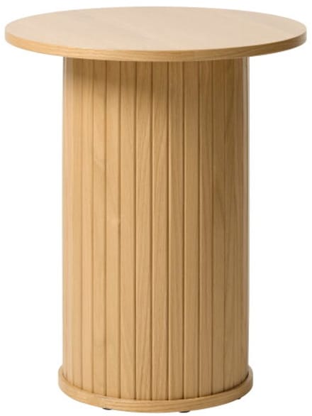 Bijzettafel Nola rond eiken 50 cm - Naturel