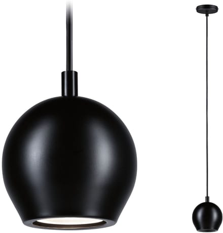 LED-hanglamp Shima GU10 max. 10W Zwart mat