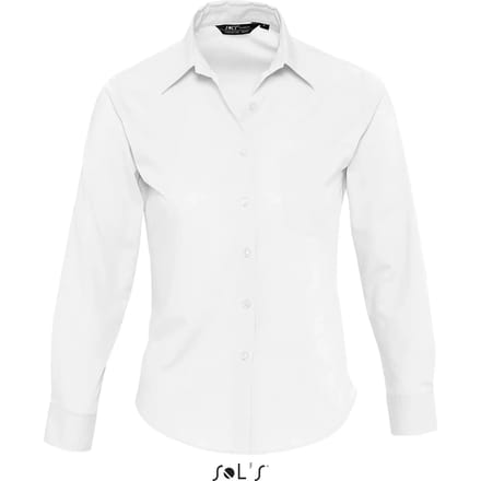 SOL'S Popeline-Blouse Executive Long Sleeve L621 - White - 3XL