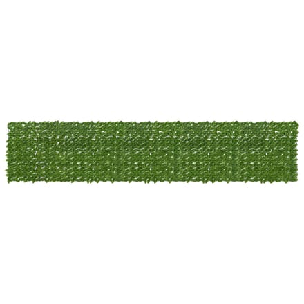 vidaXL - Balkonscherm - met - bladeren - Groen - en - Geel - 500 - x - 100 - cm