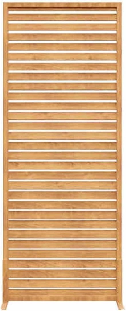 Decoratief Tuinscherm - Privacyscherm Hout - Tuin Afschermen - Shutter Ontwerp - 60x150 cm - Geel