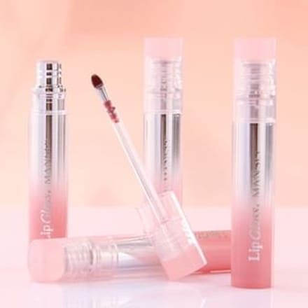 MANSLY - Watery Mirror Lip Gloss - 4 Colors 631# Strawberry - 2.5g