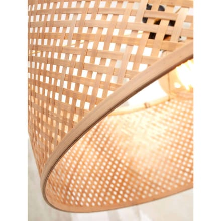 GOOD&MOJO Vloerlamp Java - Bamboe - 58x32x150cm - Modern - Staande lampen voor Woonkamer - Slaapkamer