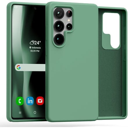 Mercury Silicone - Telefoonhoesje - Groen - Elegant - Beschermend