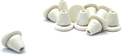 Kozijnbuffer - WIT - 3,5mm - Deurbuffer - Stootdoppen - klapdeur - Equantu® - 10 stuks