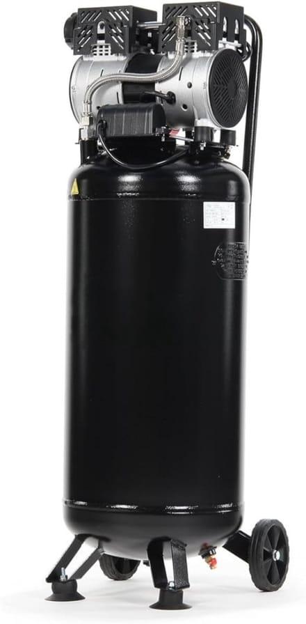 Thuys – Compressor 50 Liter – Stille Compressor – 34 x 30 x 10 cm – Zwart