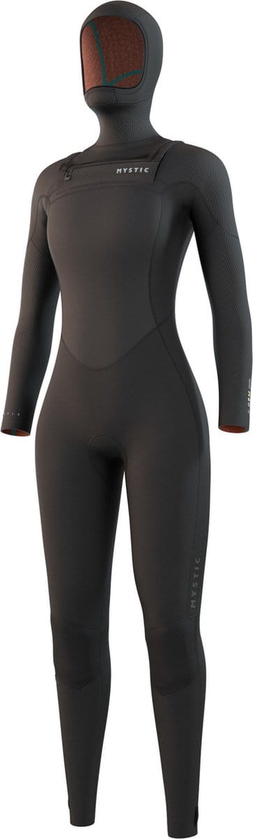 Gem Hooded 6/4/3mm Dfzip - Black