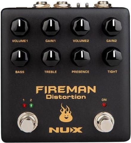 NUX NDS-5 Fireman 2-kanaals distortion gitaar effectpedaal