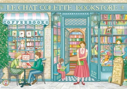 Magnolia puzzel speelgoed - Magnolia Bookstore 1000 stukjes puzzel.