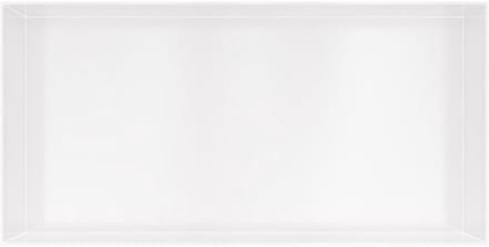 Hotbath &More Inbouwnis - 30 x 60 x 10 cm - Frameless - Mat Wit