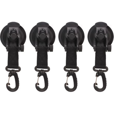 4 Stuks Heavy Duty Zuignappen Anker Hoge Sterkte Draagbaar Sterke Zuignappen met Haken voor