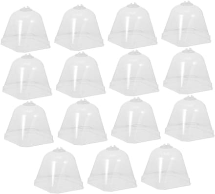 Plantenkoepels - Kweekhoezen - Bescherming Kweken - Verstelbare Ventilatie - 30 stuks - Transparant