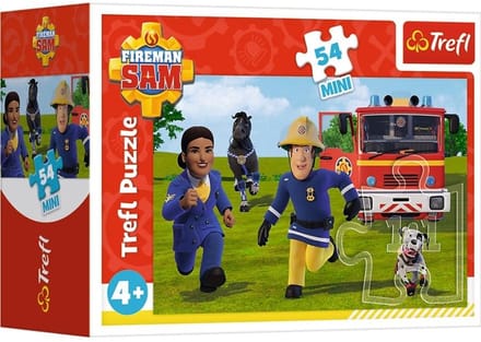54-delige puzzel Mini Strażak Sam klaar voor actie 3 TREFL - Puzzel van 54 stukken