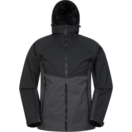 Mountain Warehouse Heren Verge Extreme Waterdichte Jas (Zwart)