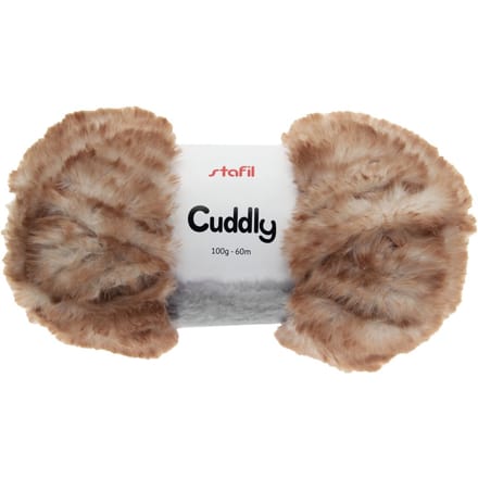 Wol "Cuddly" - Crème/zandmelange