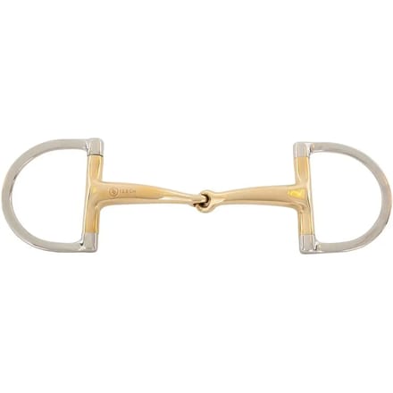 Verdun bit voor enkelvoudig dubbel gebogen paard BR Equitation Soft Contact