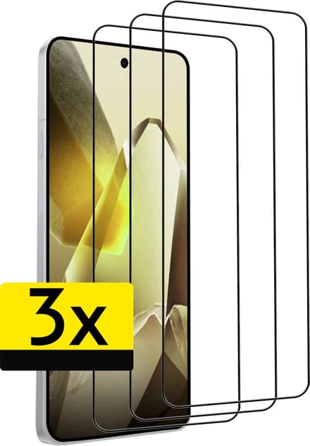 Screenprotector - Geschikt voor OnePlus 13 - 3 Stuks - Full Cover - Beschermglas - Gehard Glas - Tempered Glass - Screen Protector