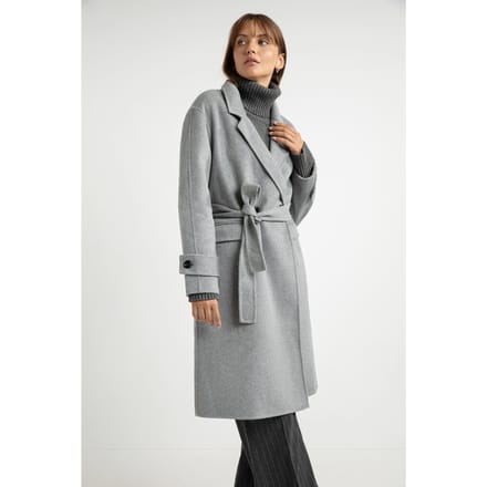 Josephine & Co Sandro Coat Steel Grey Melange Größe: 36 | Winterjacken Outlet | Damen | Grau