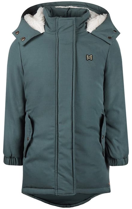 Koko Noko Meisjes Parka Jas - Steel blue