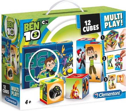 Clementoni Blokkenpuzzel Ben 10 Junior 18 Cm Hout 6-delig