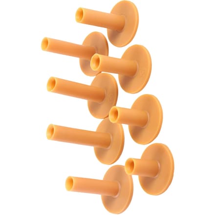 Porte-tees de golf en caoutchouc pour practice de golf, porte-balles d'entraînement pour débutants orange