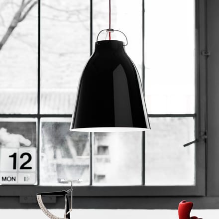 Fritz Hansen - Caravaggio hanglamp - zwart - Kabellengte 6m - P3=L