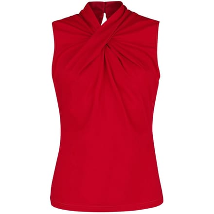 Banned Retro - Rockabilly Top - Hey Jude Top - M - voor Vrouwen - rood