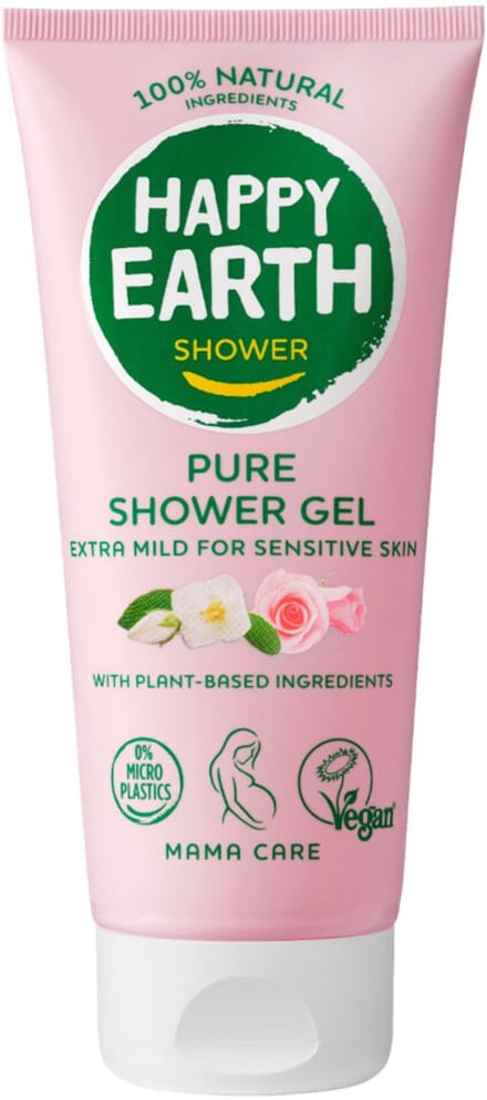 Happy Earth Mama Care Douchegel - 100% Natuurlijk - Zwangerschap - Microplasticvrij - 200 ml