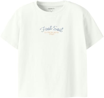 NAME IT - NMMFLOKAN SS NREG TOP - Jongens - T-shirts - wit - maat 98