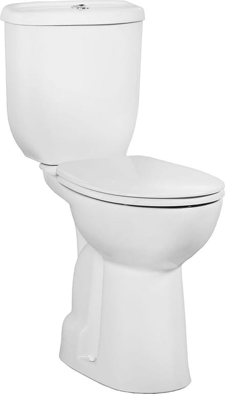 Creavit Handicap Wc Toiletpot, S-sifon, 36,5x67,2cm, wit