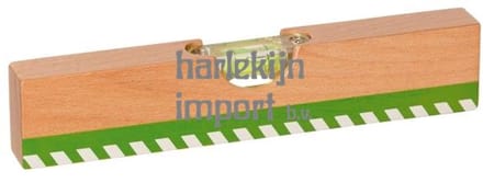GOKI Speelwerktuigen - Waterpas - 20X4X2,2Cm - Hout - 3 Jaar