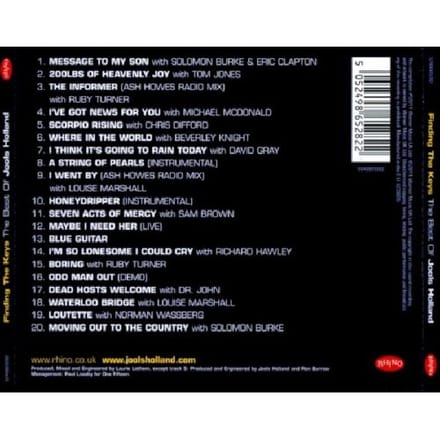 Finding The Keys - Jools Holland