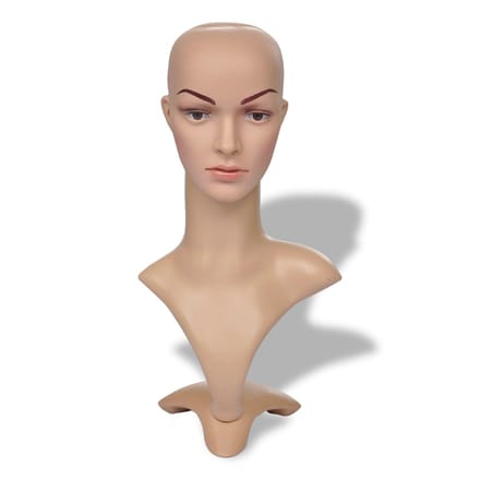 vidaXL - Etalagepop - vrouw - hoofd - A