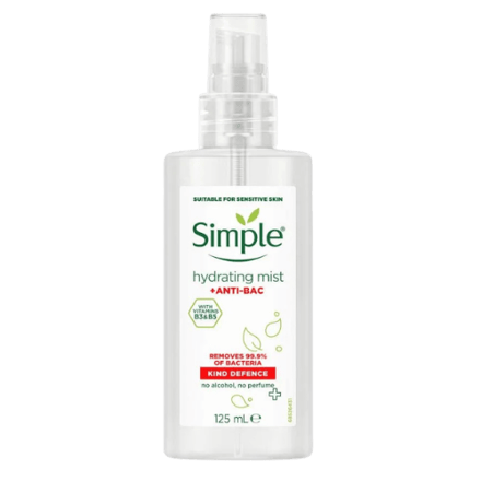 Simple Kind Defence + Anti-Bac Hydrating Mist - 125 ml
