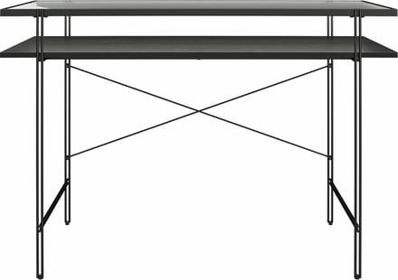 Wainwright-Bureau - Glas/Zwart Metaal