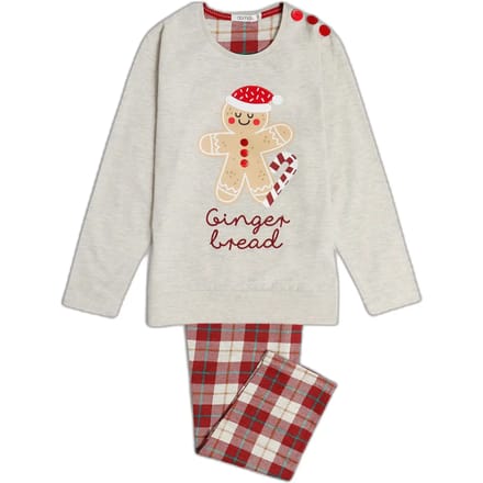 Peperkoek pyjama met lange mouwen voor meisjes Admas