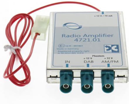 Universele DAB/DAB+ /FM signaal splitter met fakra connectoren