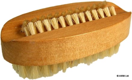 Nagelborstel - Hard - Hout - Scrub Borstel - Hoogwaardige Kwaliteit - 9x3cm