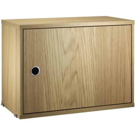 String Furniture Kastelement met draaideur - Eiken