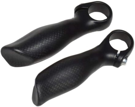 Lichte Carbon en Aluminium Fiets Handvat Einden voor Mountainbikes - 22.2mm Compatibel, Duurzaam en Ergonomisch