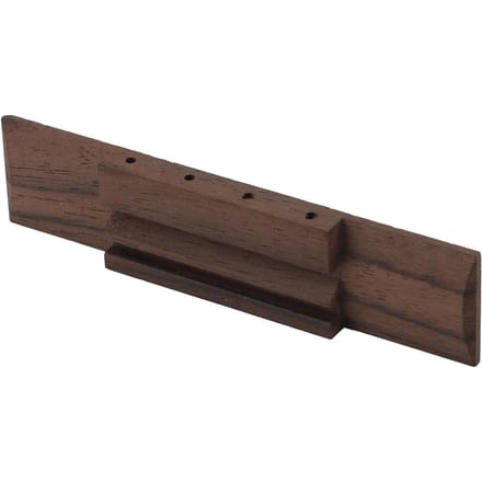 4-snarige Ukulele Brug Nauwkeurig Gevormd Hard Rozenhout Retro Gitaarbrug met Koeienbot Zadel black