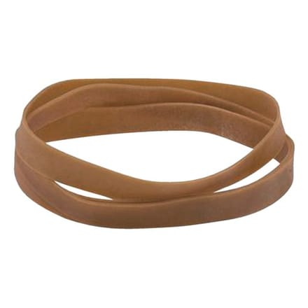Elastiek Standard Rubber Bands 109 230x16mm 500gr 35 stuks bruin